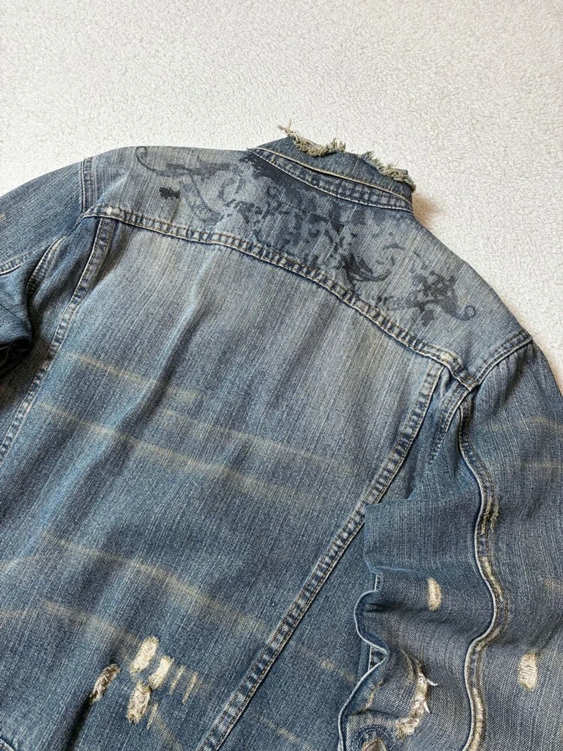 Ezra Fitch 90's 올드 빈티지드 데님 자켓 PN7689 상품이미지7