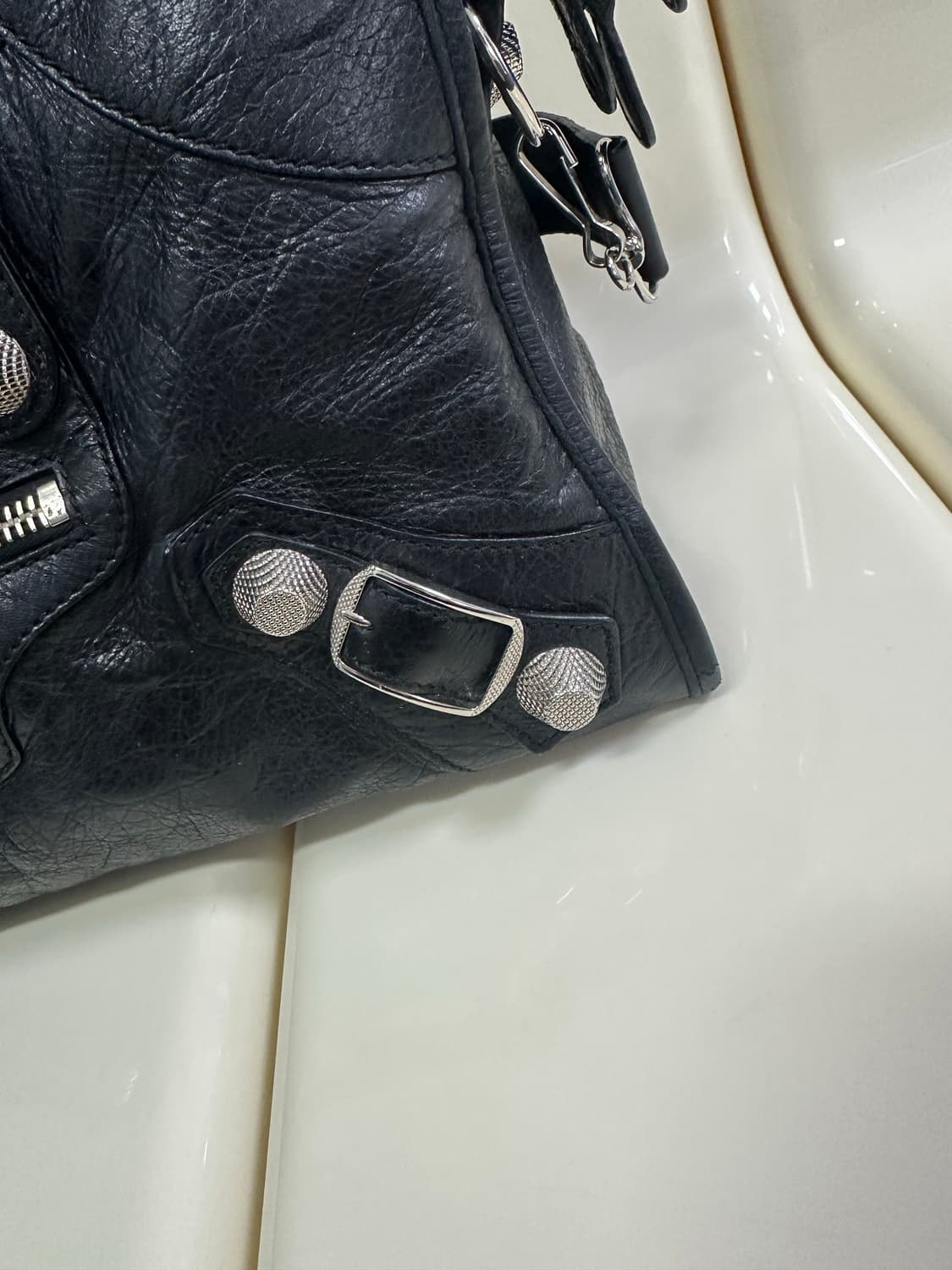 [A 정품] 발렌시아가 자이언트 시티 모터백 파트타임 상품이미지4