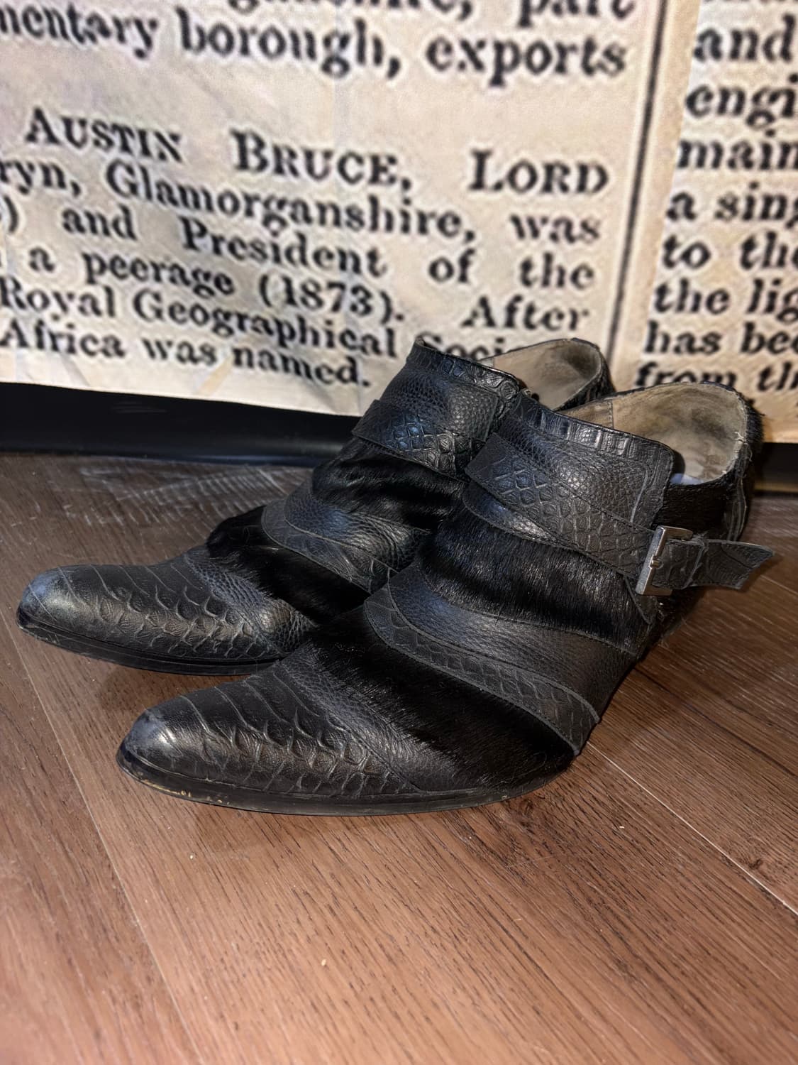 Tornado mart calf hair leather boots 상품이미지1