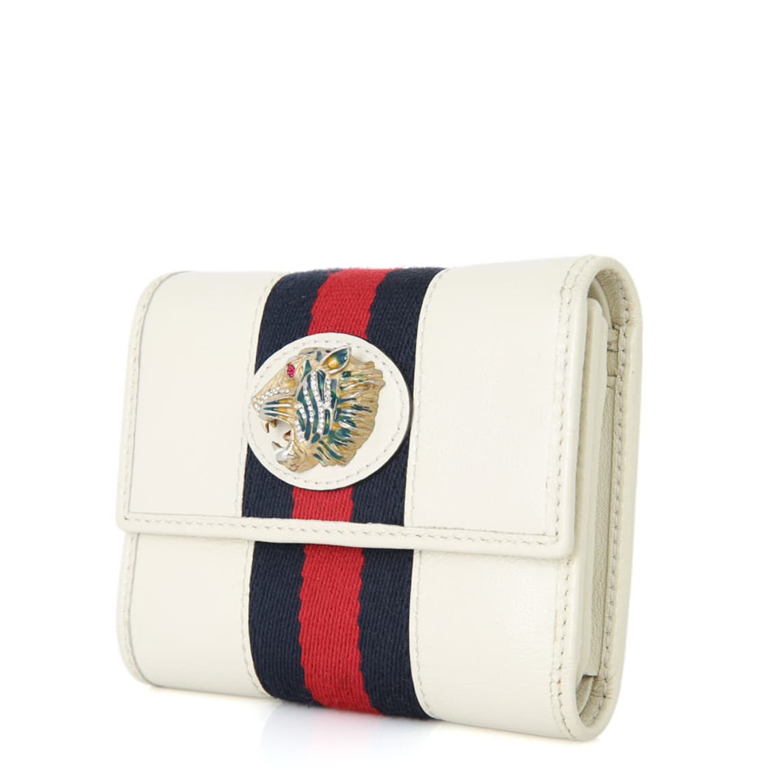 구찌 라자 타이거 지갑 화이트 삼선 반지갑 573794 상품이미지2