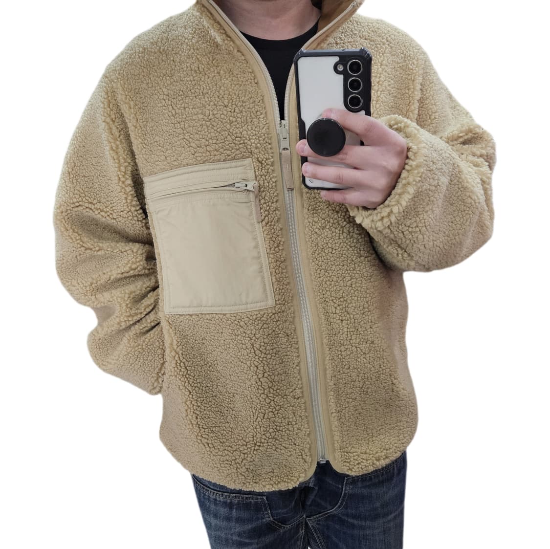 L 유니클로 U 리버시블 보아 플리스 (사진참고) 상품이미지1