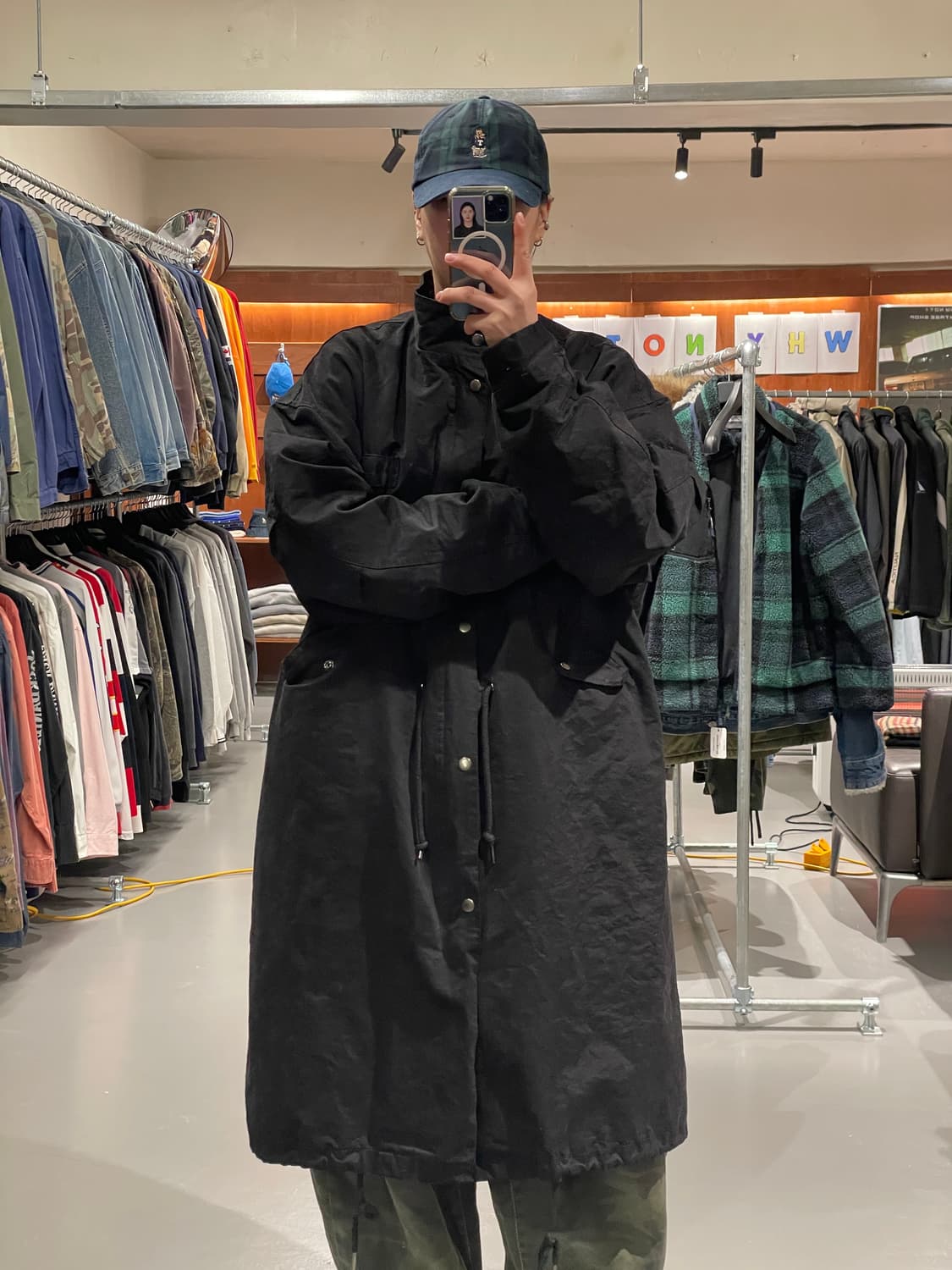 빈티지 피쉬테일 안감기모 야상 자켓 상품이미지2