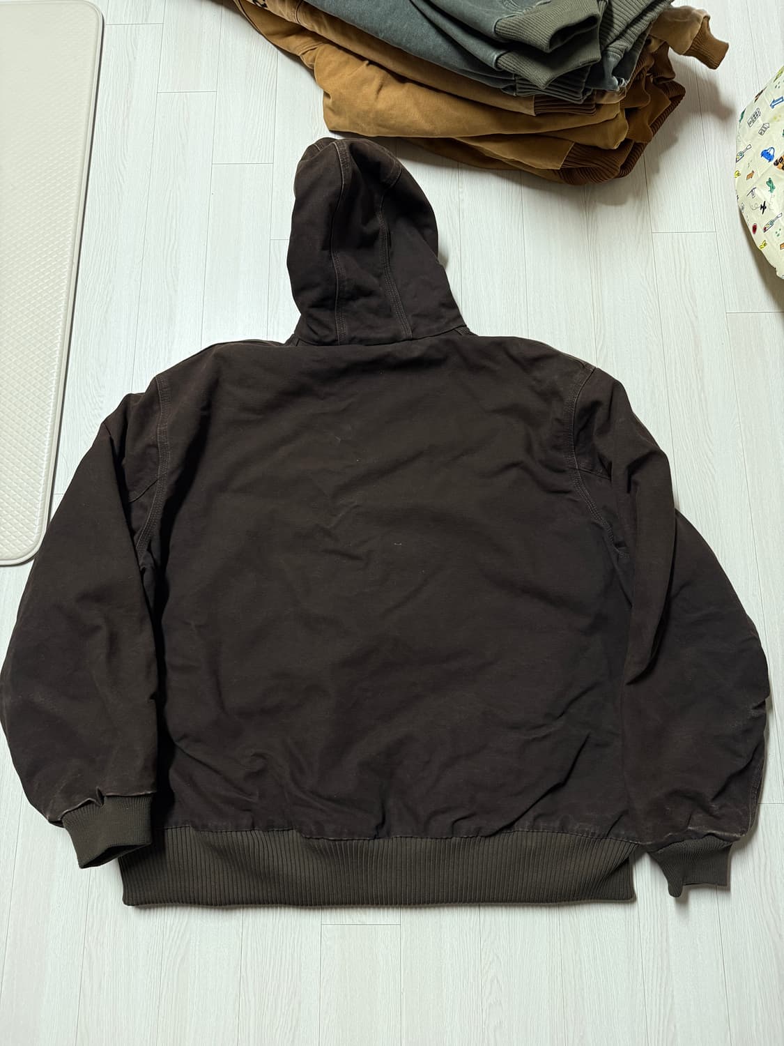 [오리지널] 칼하트 덕 액티브 자켓 J130 2XL 다크브라운 상품이미지2