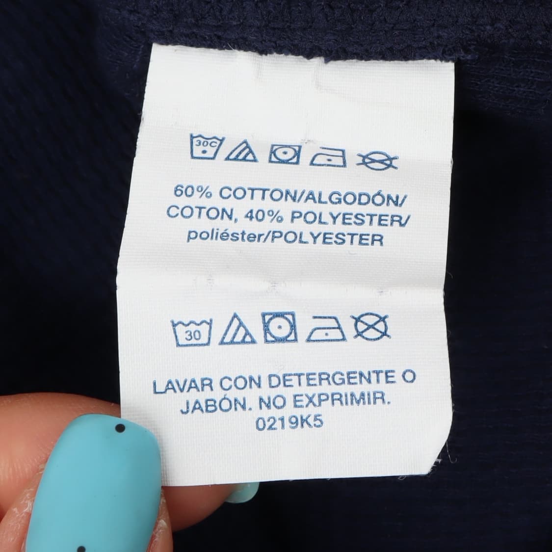 폴로 랄프로렌 네이비 크레스트 래글런 와플 롱슬리브 상품이미지9