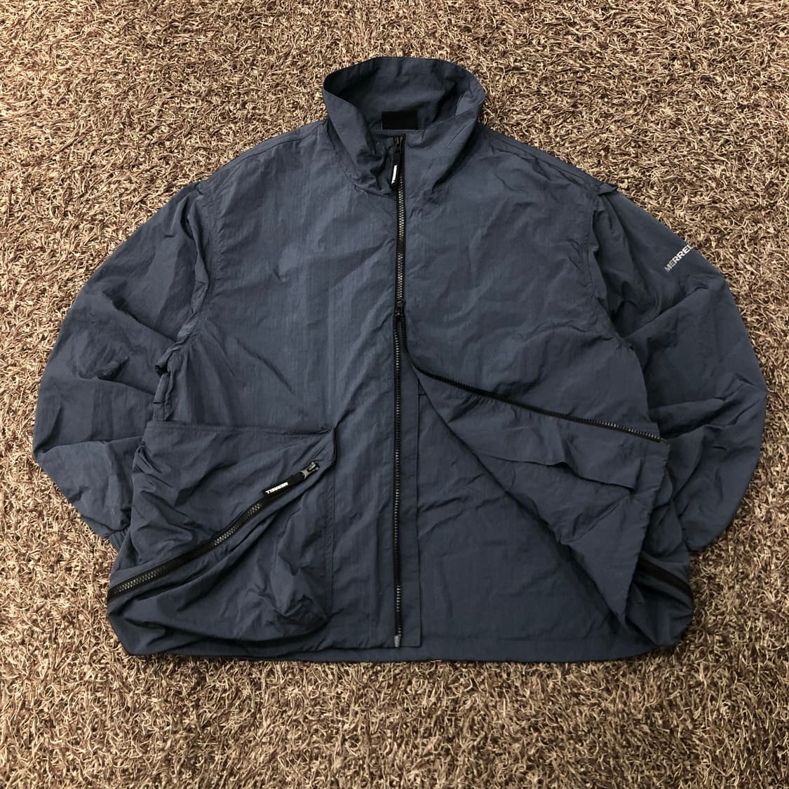 머렐 유틸리티 오버핏 나일론 투웨이 바람막이 자켓 상품이미지1