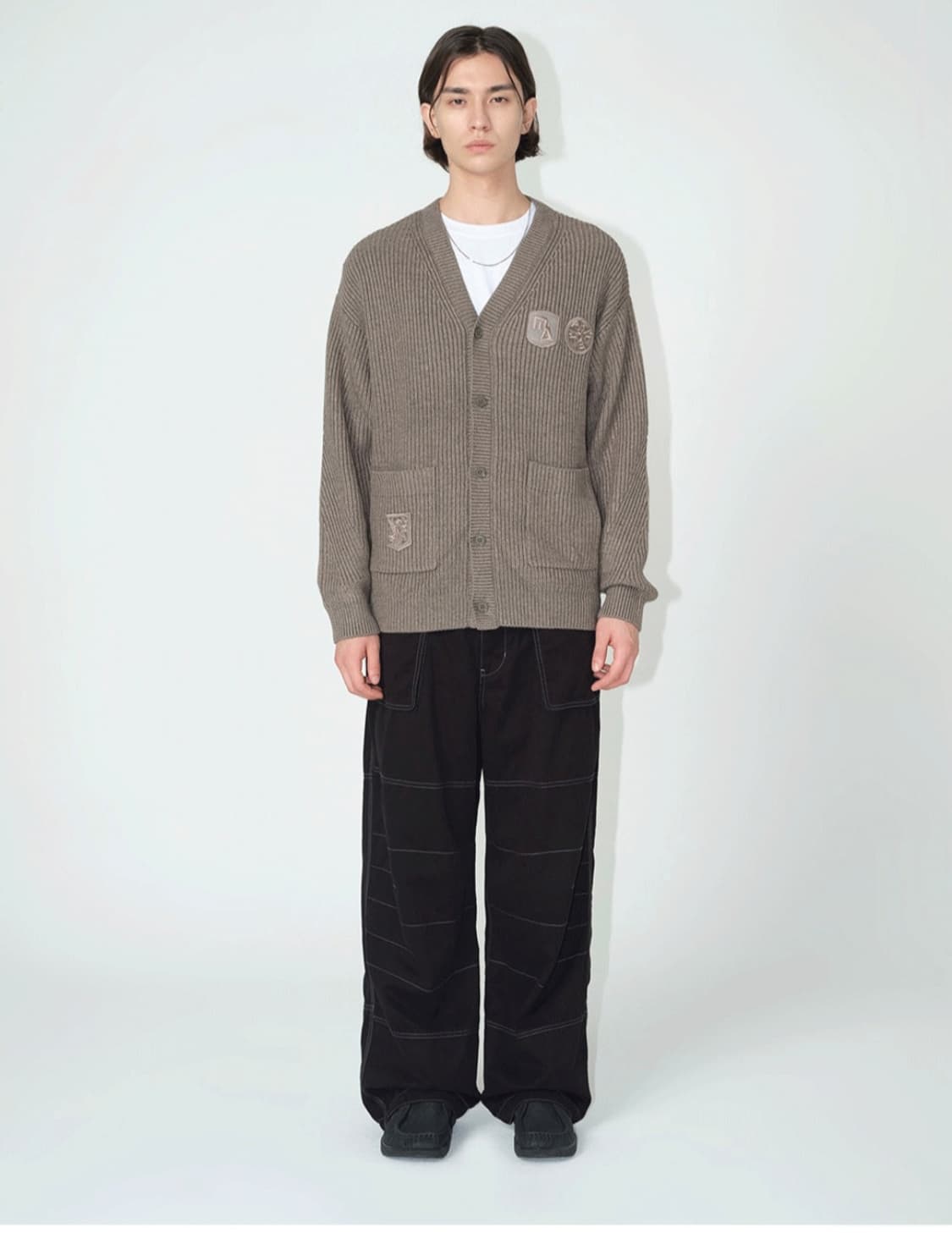 밀로 아카이브 니트 브이넥 가디건 남자110 상품이미지2