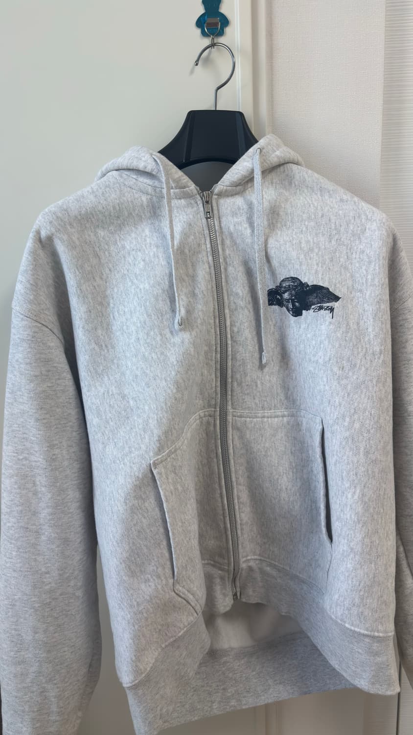 스투시 히프노스 집 후드 애쉬 헤더 상품이미지1