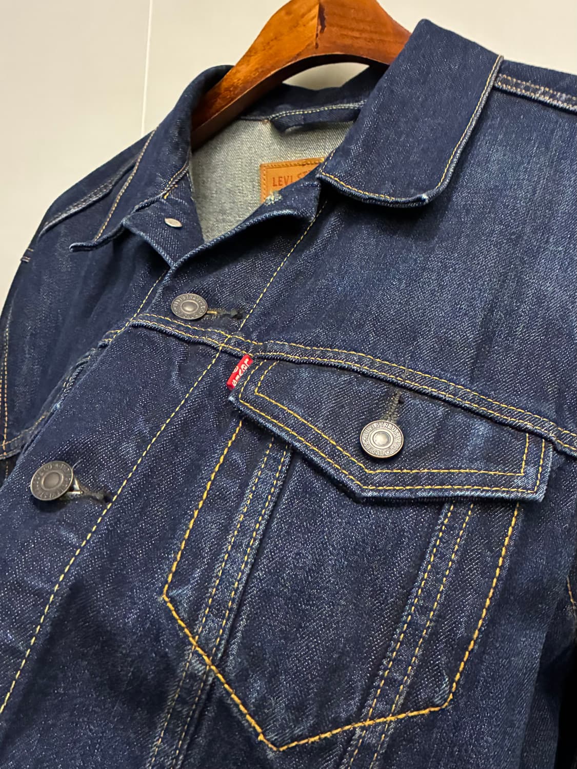 (L)리바이스 3세대 72334 진청 데님 트러커자켓 데님자켓 청자켓 상품이미지4