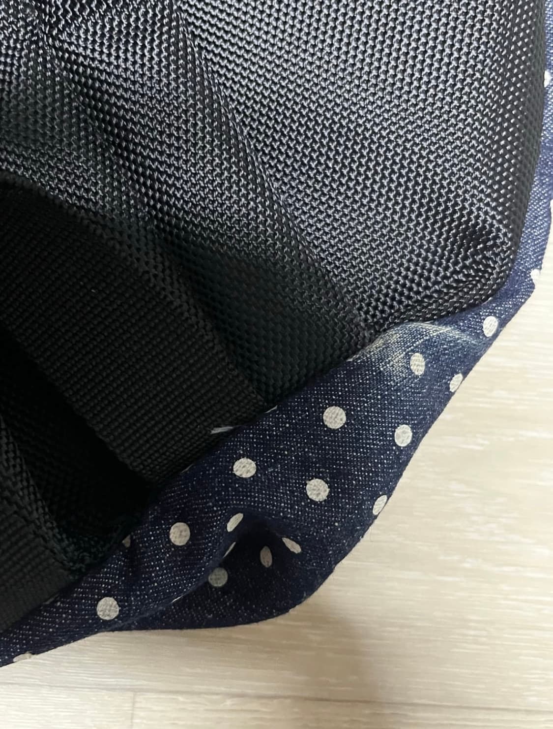 모리걸 데님 도트 백팩 상품이미지6