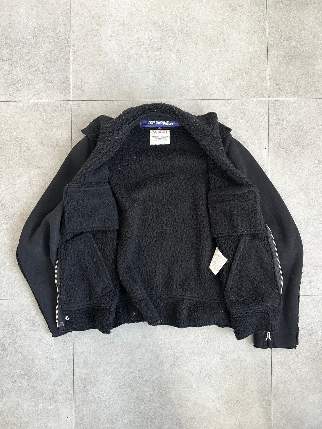 준야와타나베 x 루이스레더 측융 울 집업 자켓 상품이미지7