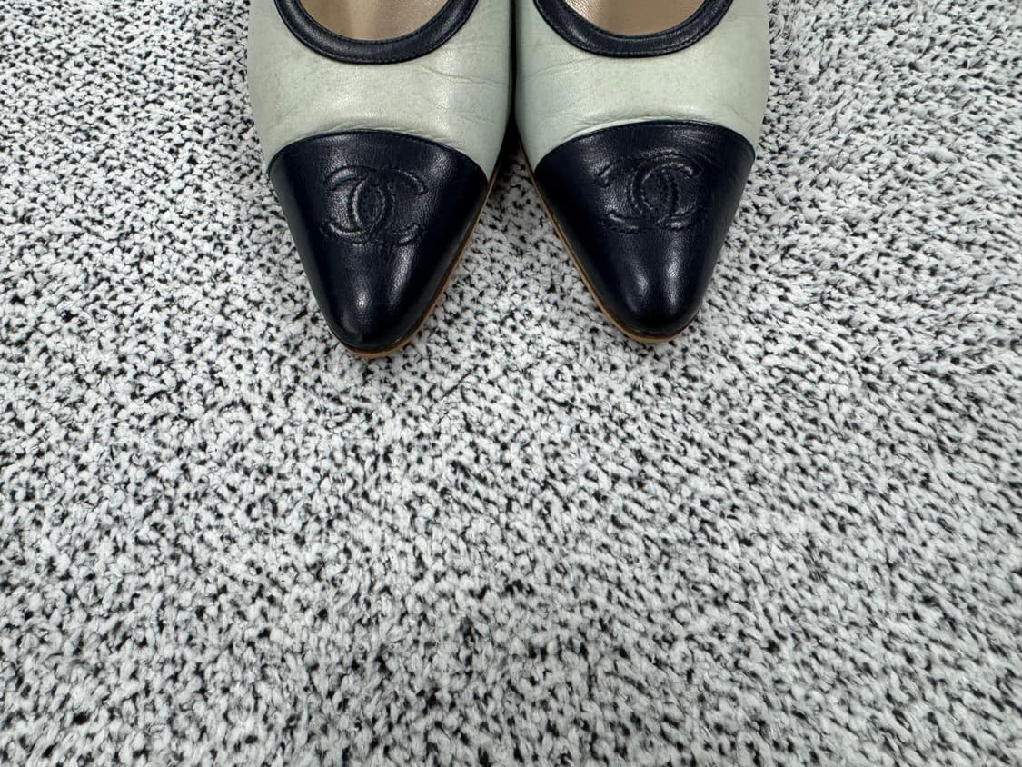 샤넬 빈티지 투톤 슬링백 상품이미지2