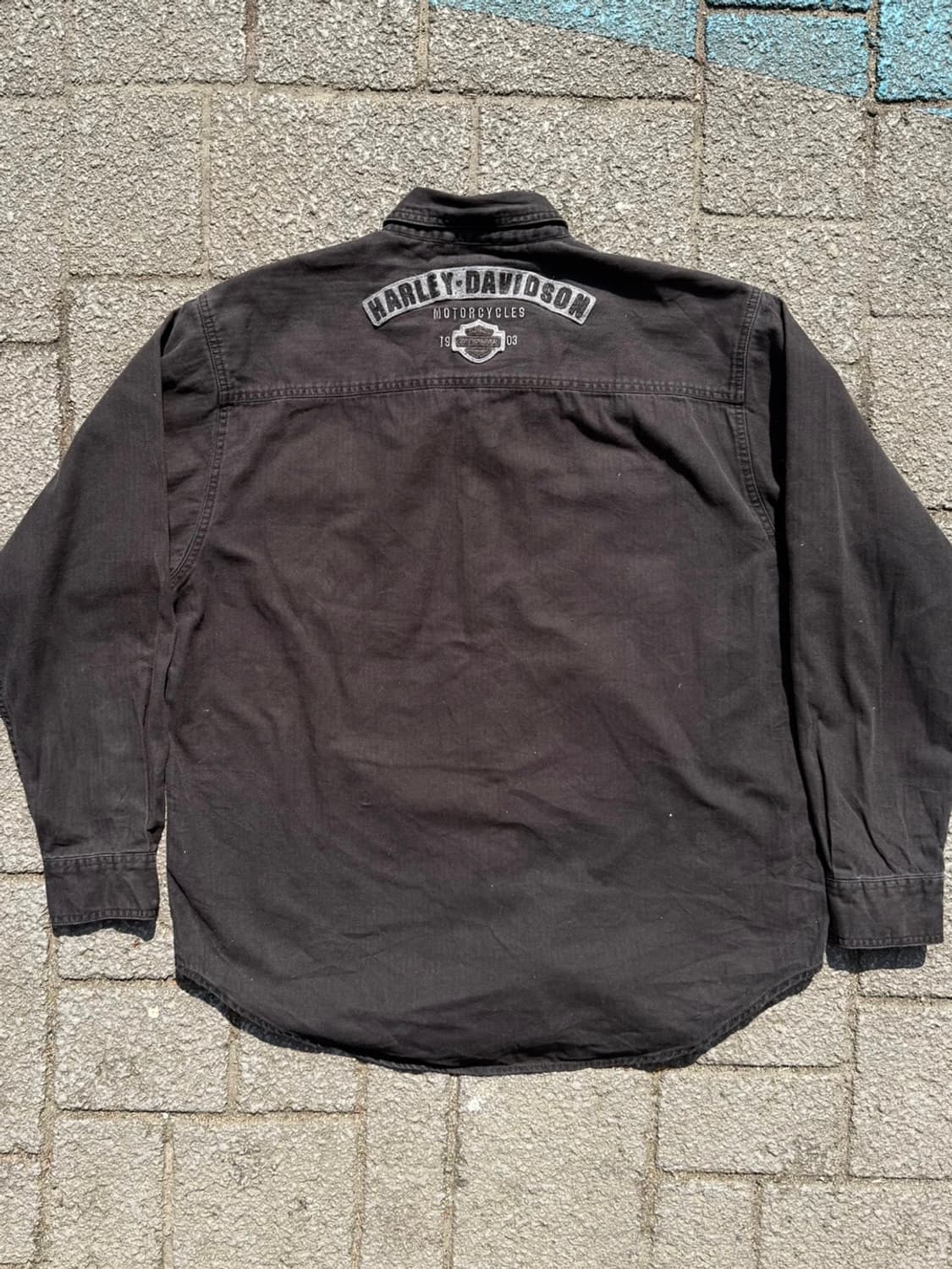 할리데이비슨 긴팔 셔츠 블랙 상품이미지9