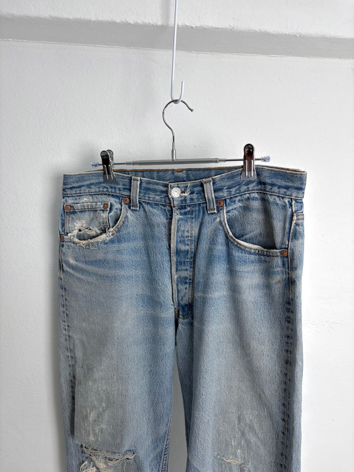 90s 리바이스 506 made in USA 7부 데님팬츠 상품이미지2