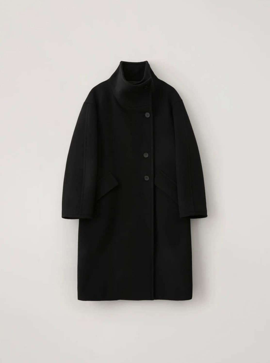 EAAH 이아 hayes 롱 코트 블랙 상품이미지1