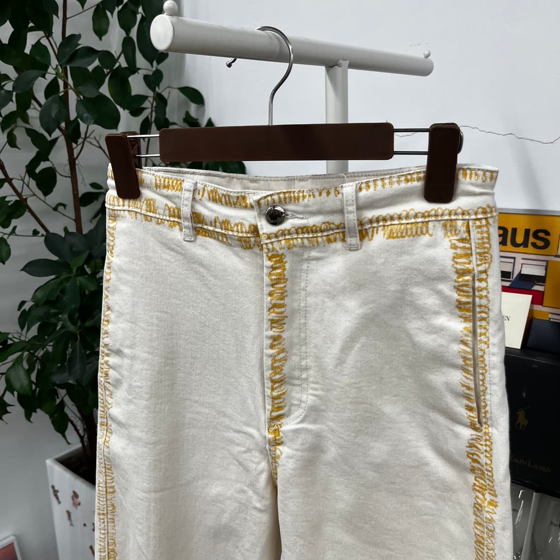 마르니 우먼 에크루 데님 팬츠 38 상품이미지2