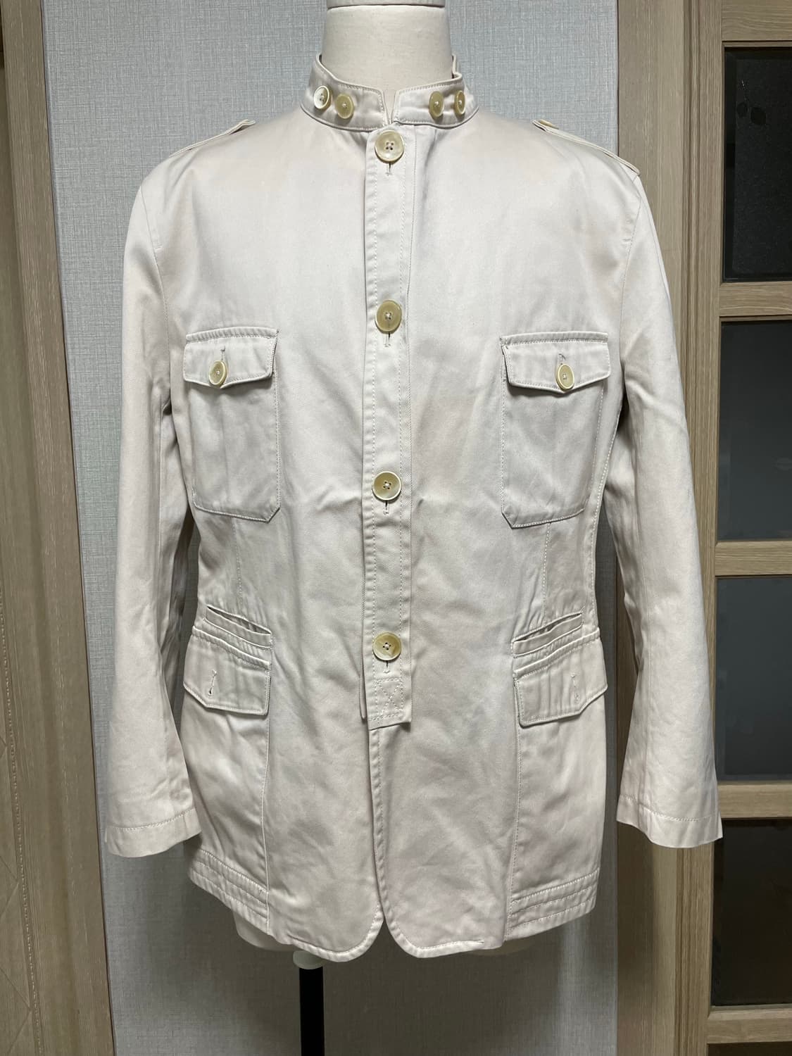 [54,XL]구찌 by 톰포드 필드 재킷 아이보리 상품이미지1