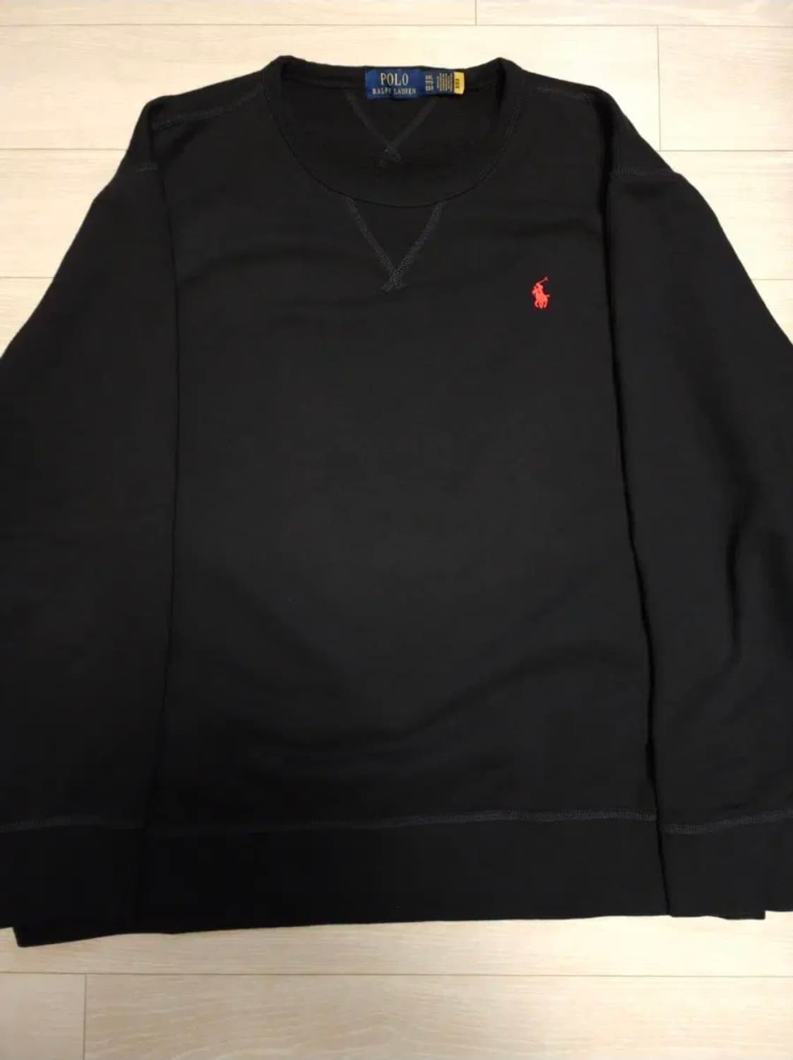 폴로 랄프로렌 RL 플리스 스웨트 셔츠 맨투맨 2XL 블랙 상품이미지2