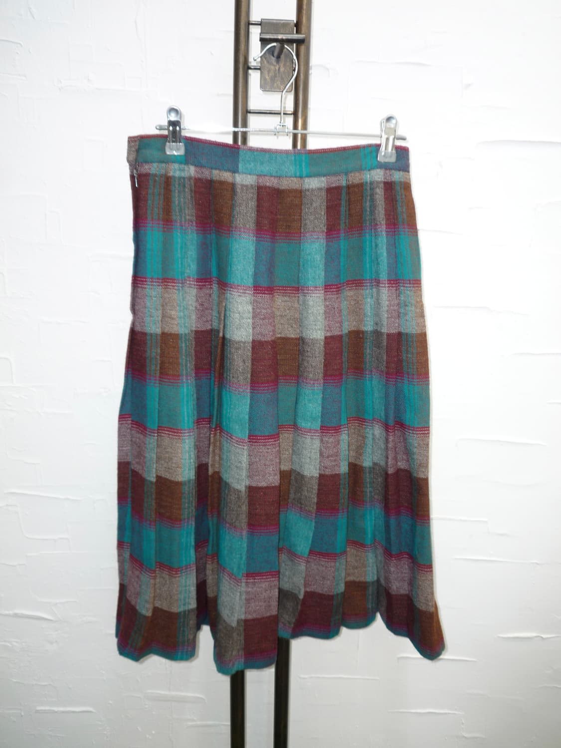 Blue check pattern skirt 상품이미지6