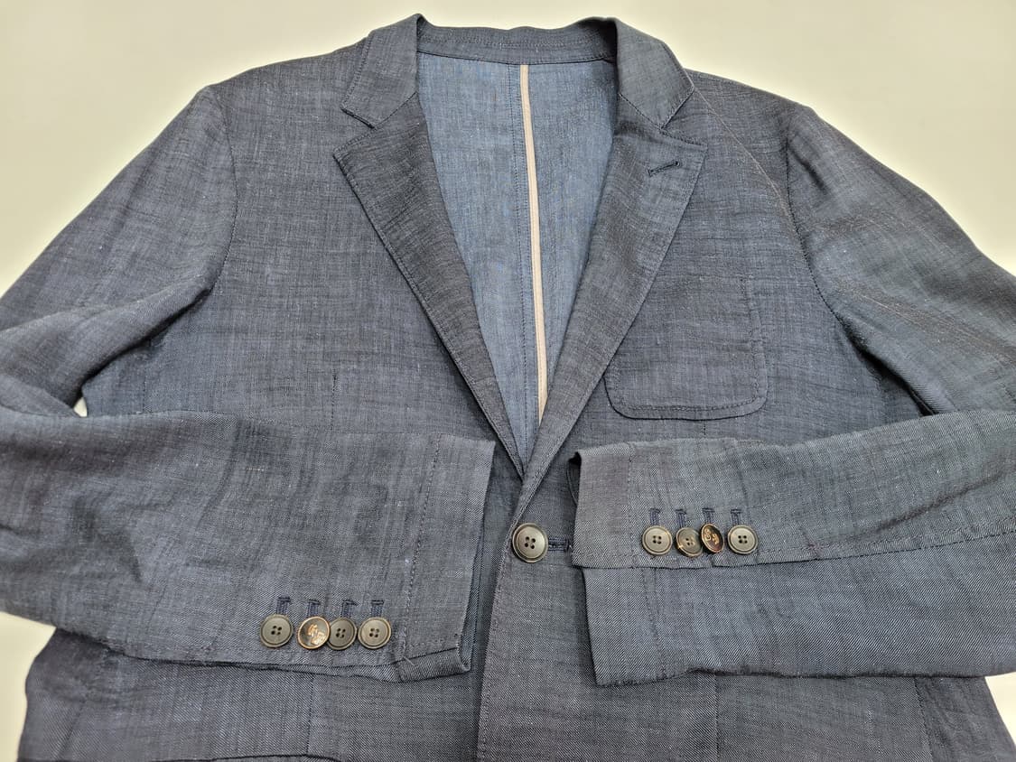 series 시리즈 린넨 블레이저 자켓 / 남 100 (추천 95)네이비 상품이미지3