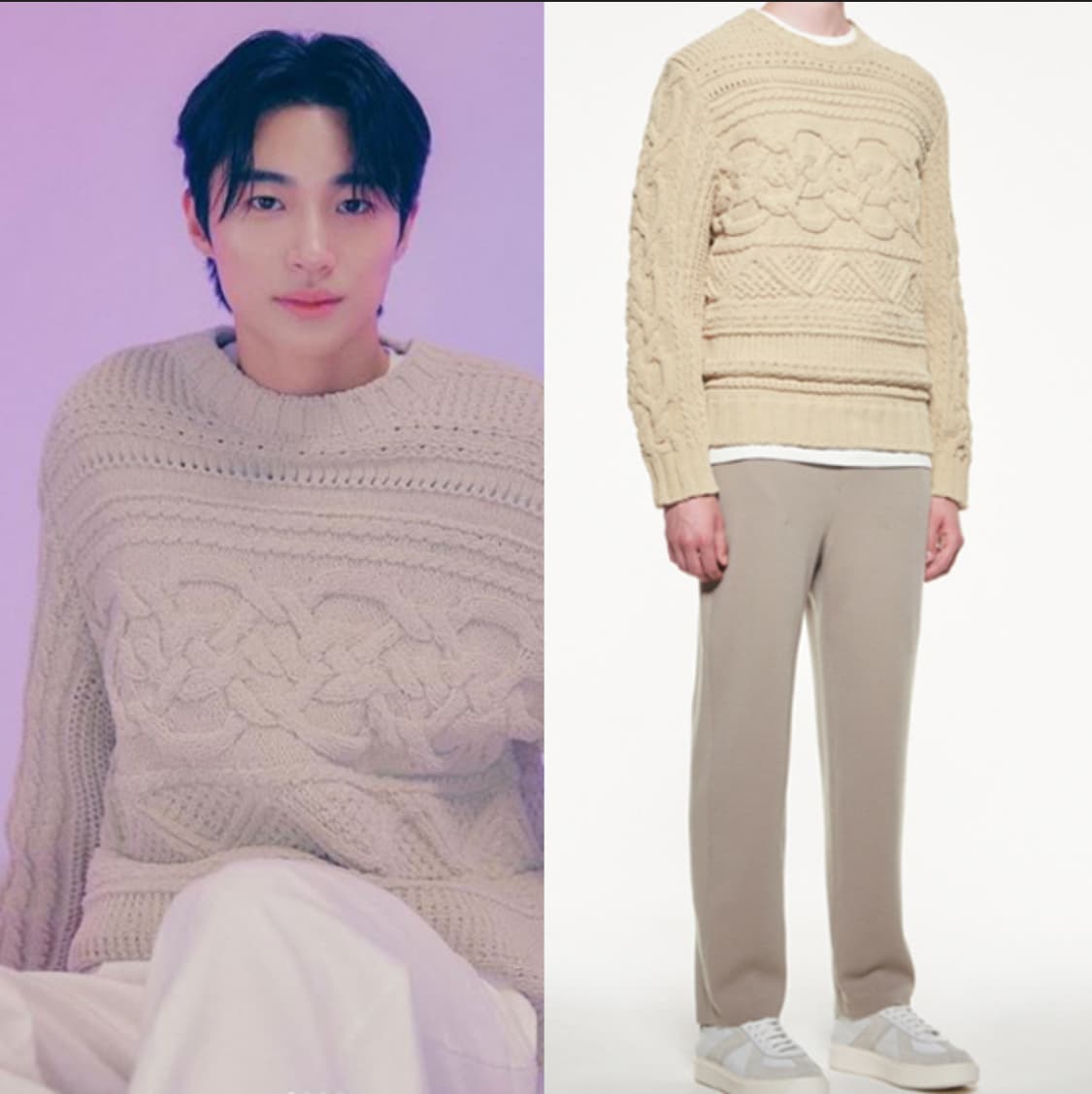 타임옴므 변우석 니트 / 105사이즈 상품이미지2