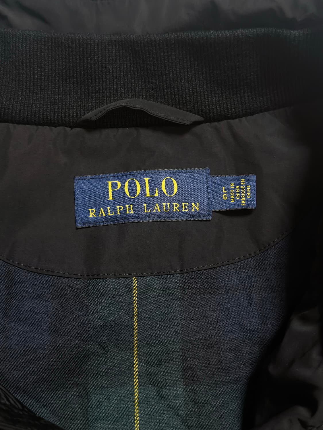 폴로랄프로렌 해링턴자켓 L 블랙 상품이미지3