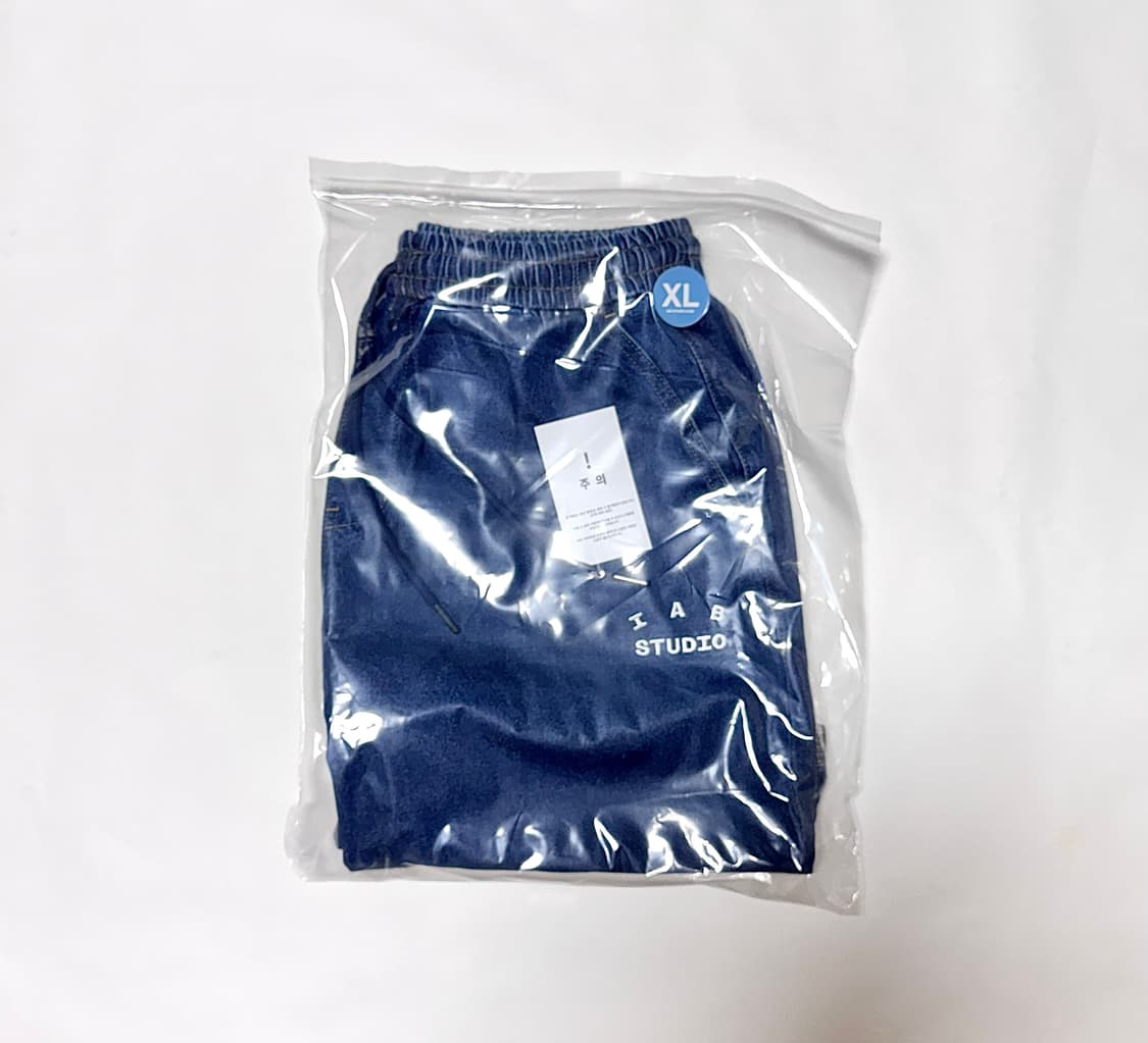아이앱 스튜디오 데님 쇼츠 딥 블루 L, XL 상품이미지4