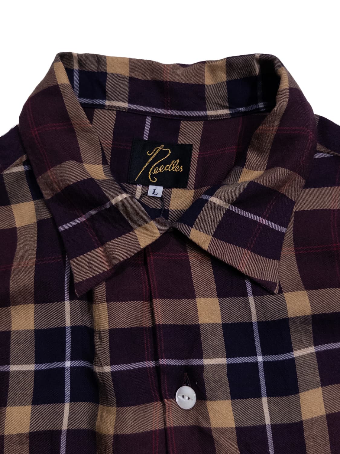Needles Cut-Off Bottom Classic Shirt  상품이미지2