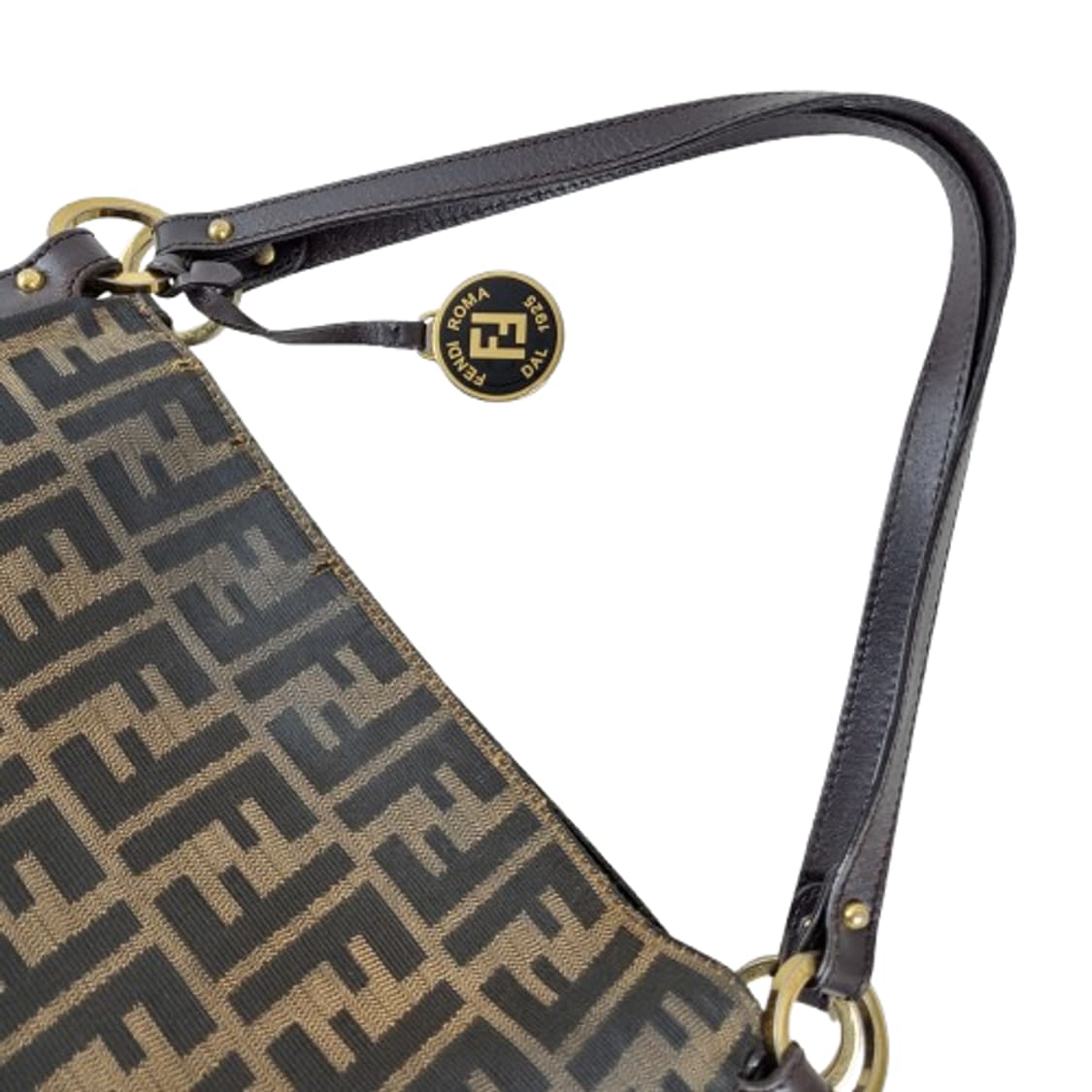 정품 펜디 FF 주카 타바코브라운 스퀘어백  상품이미지8