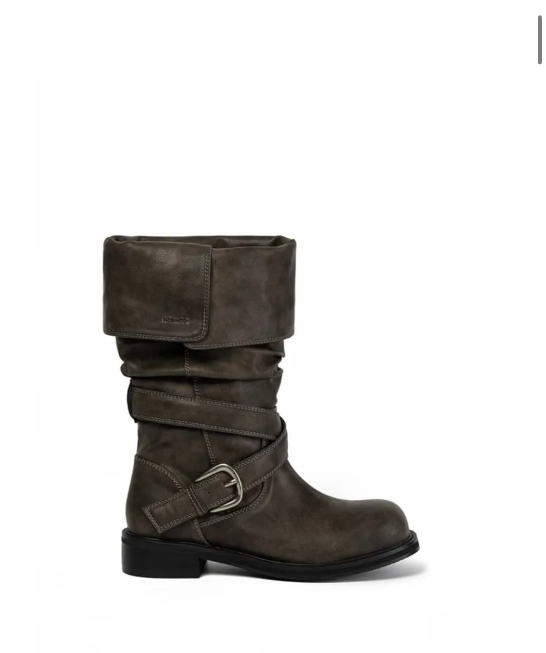 레이븐 폴더블 버클 부츠 그레이 상품이미지2