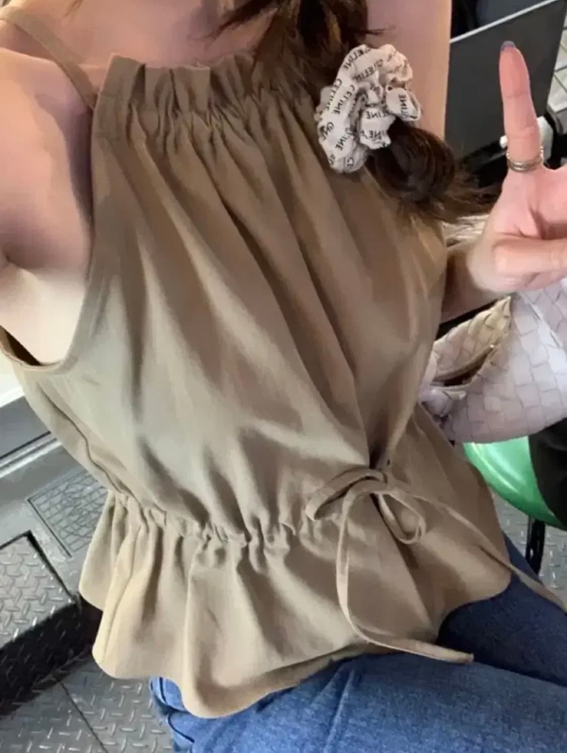 오브제스트 홀터넥 블라우스 상품이미지4