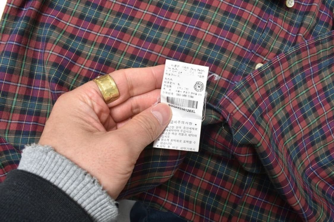 폴로 랄프로렌 체크 셔츠 남방  상품이미지5