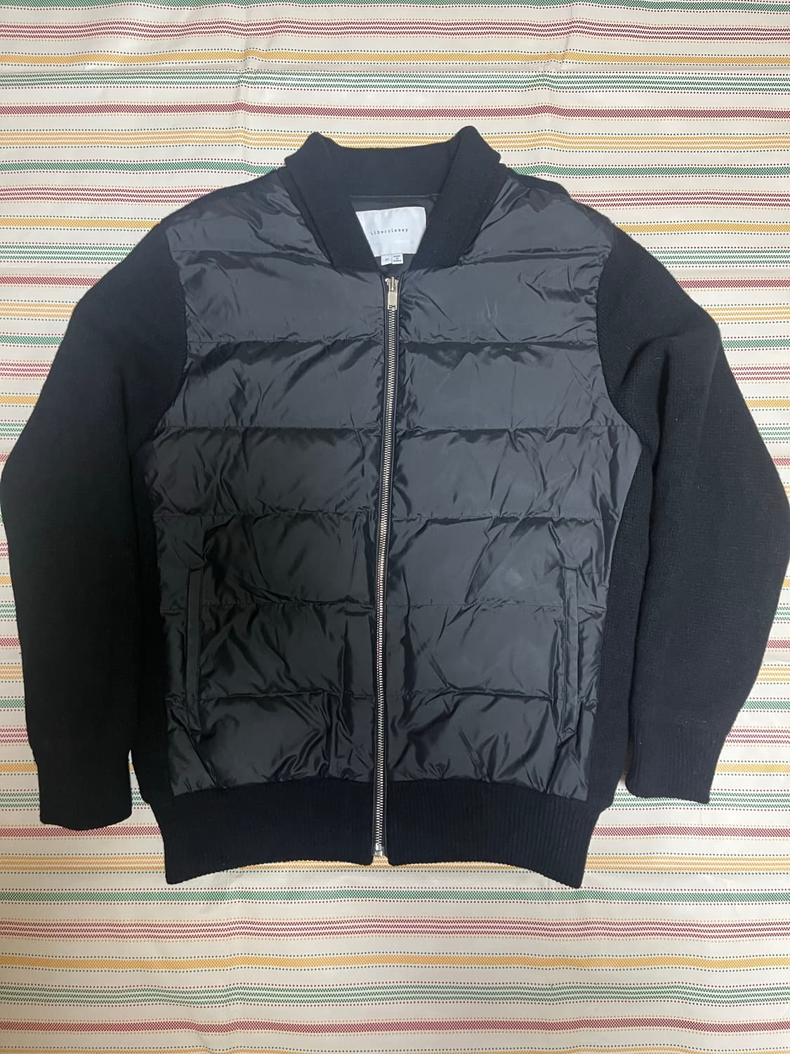 리버클래시 블랙 하프넥 남성 니트패딩(95) 상품이미지3