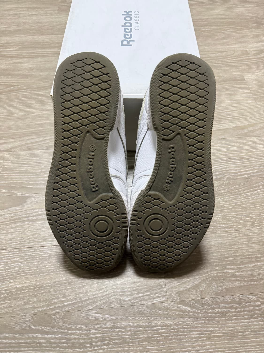 (예약중)리복 자운드 클럽c 19ss 초판 White/Grey 280 상품이미지6