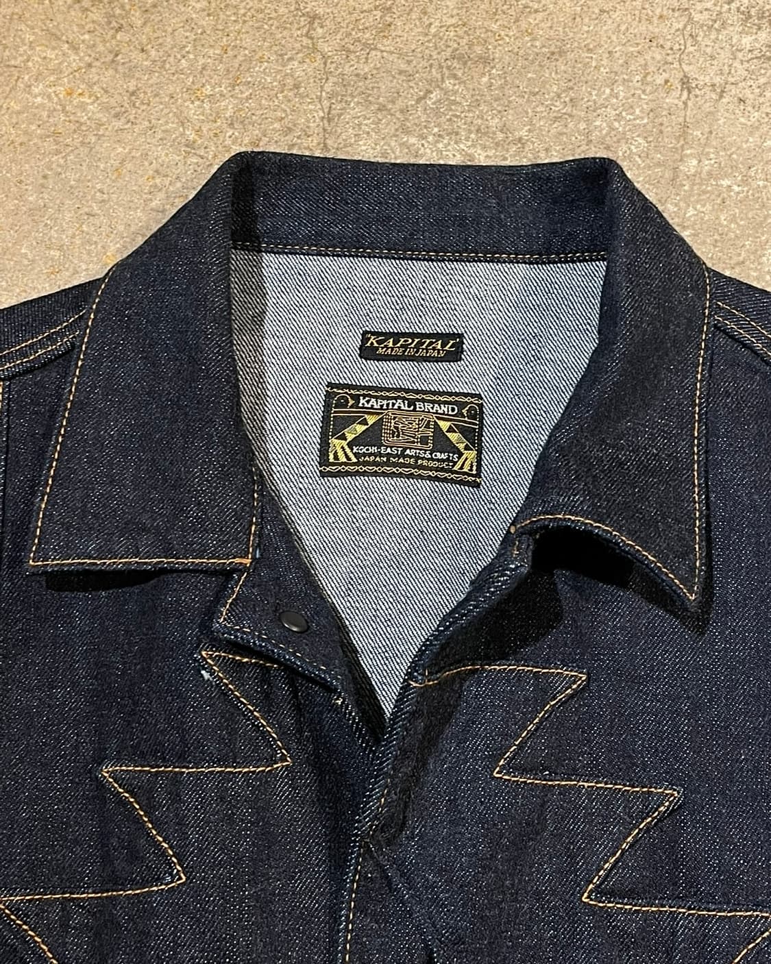 Kapital 12oz 데님 산토도밍고 썬더버트 재킷 (B5163) 상품이미지9