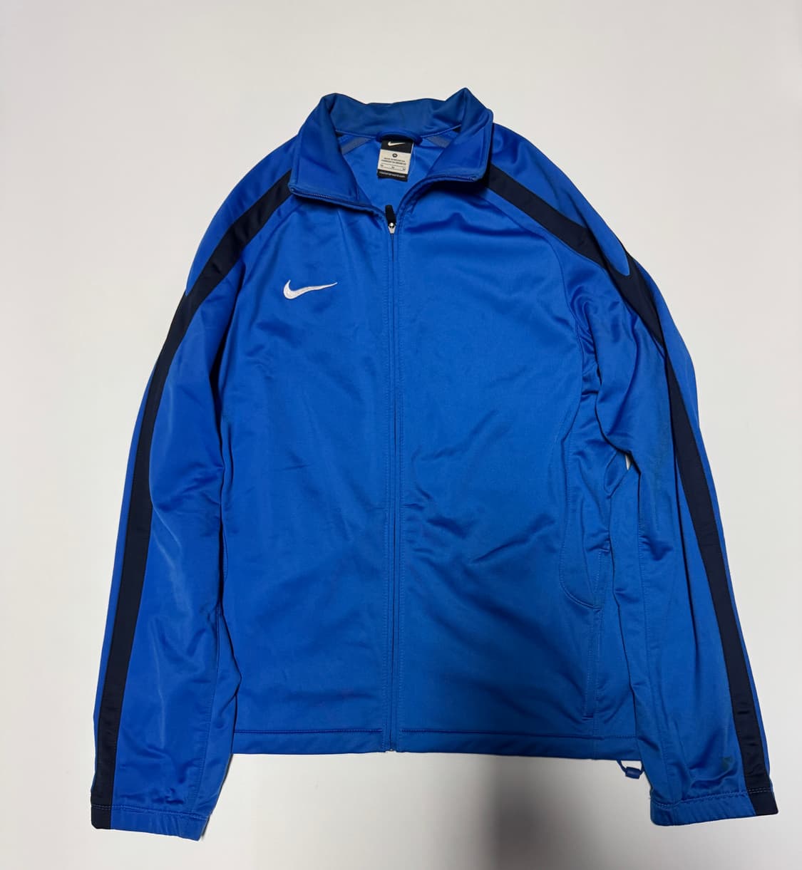 나이키 솔로 스우시 올드스쿨 트랙탑 져지 M 블루 상품이미지1