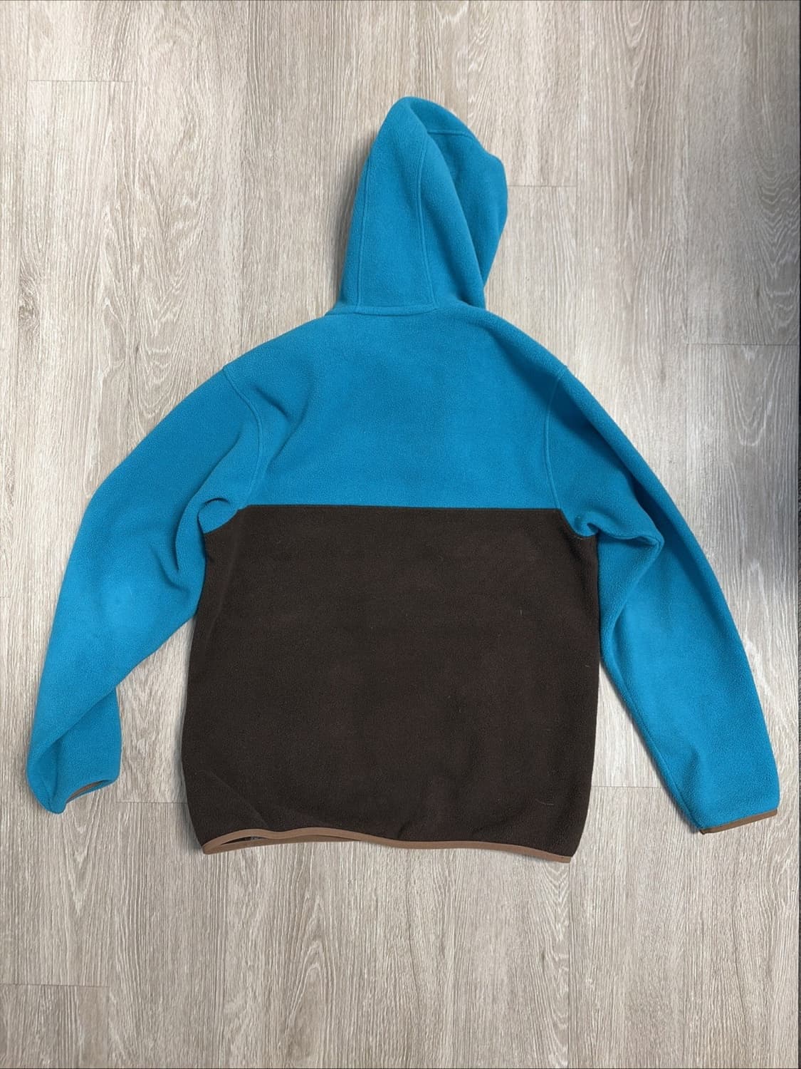 10s 파타고니아 신칠라 후드 스냅티 블루/브라운 상품이미지4