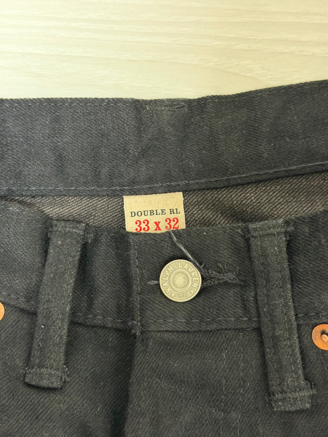 [RRL] 더블알엘 빈파포 블랙온블랙 33x32 상품이미지2