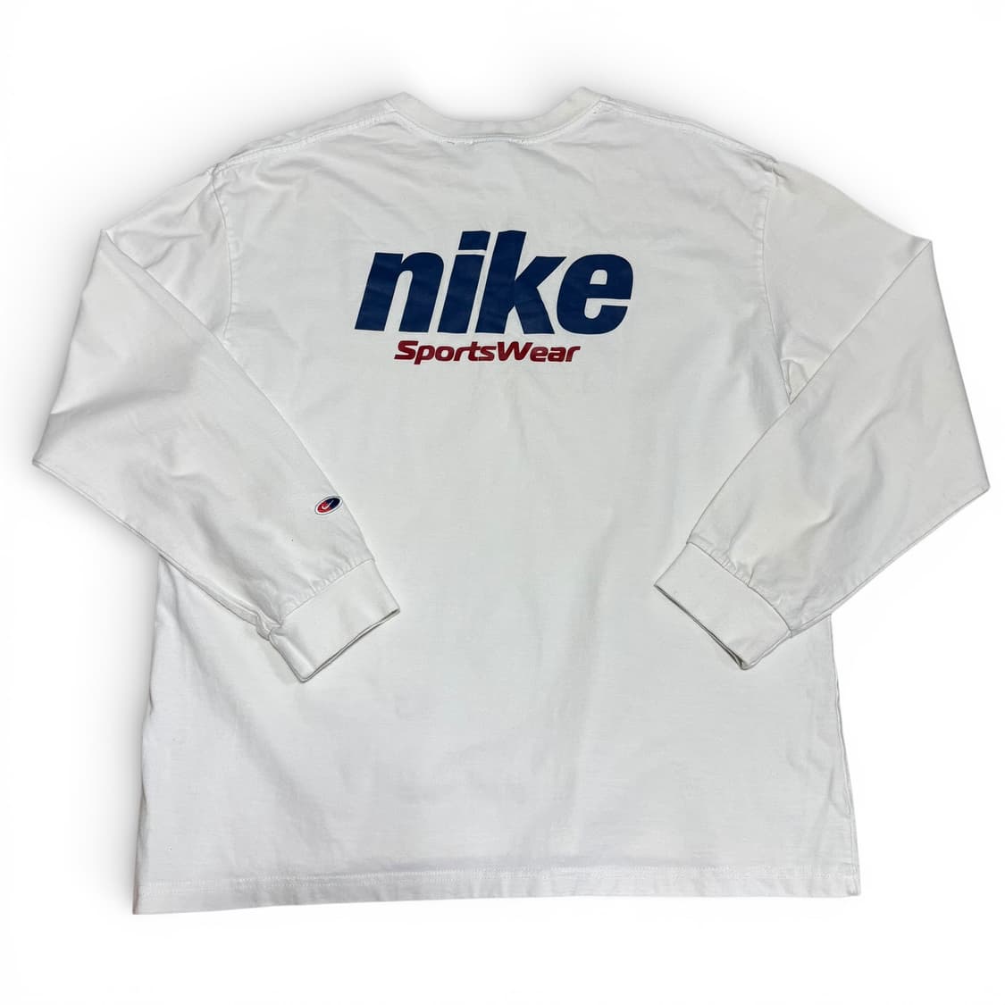 XL 나이키 화이트 백로고 롱슬리브 상품이미지1