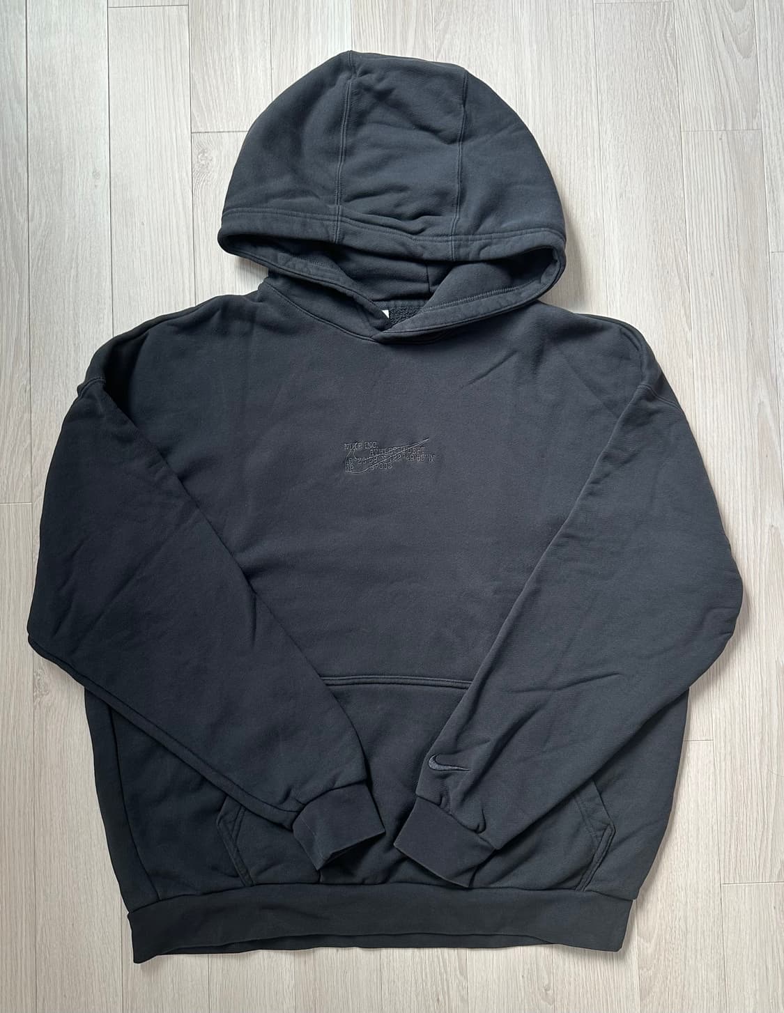 나이키 맨 나이키 클럽 오버사이즈 프렌치 테리 풀오버 후디 [블랙-M] 상품이미지6