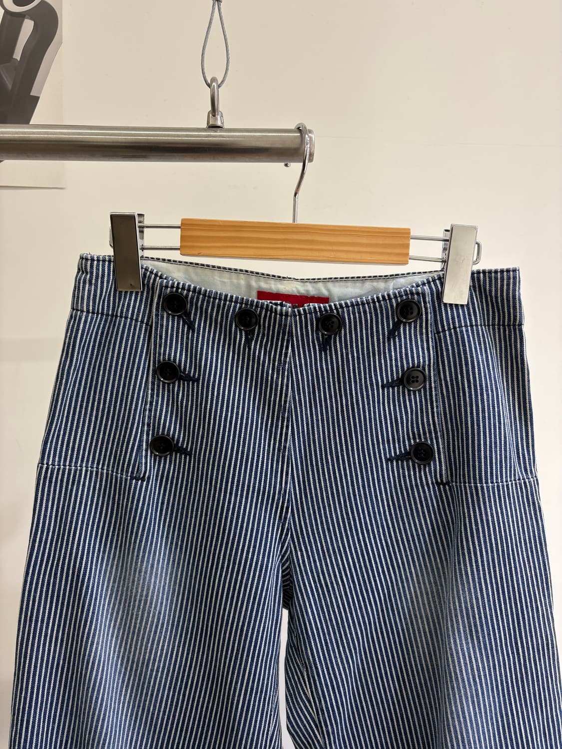 SUPER HAKKA (Made in Japan) 스트라이프팬츠 상품이미지2