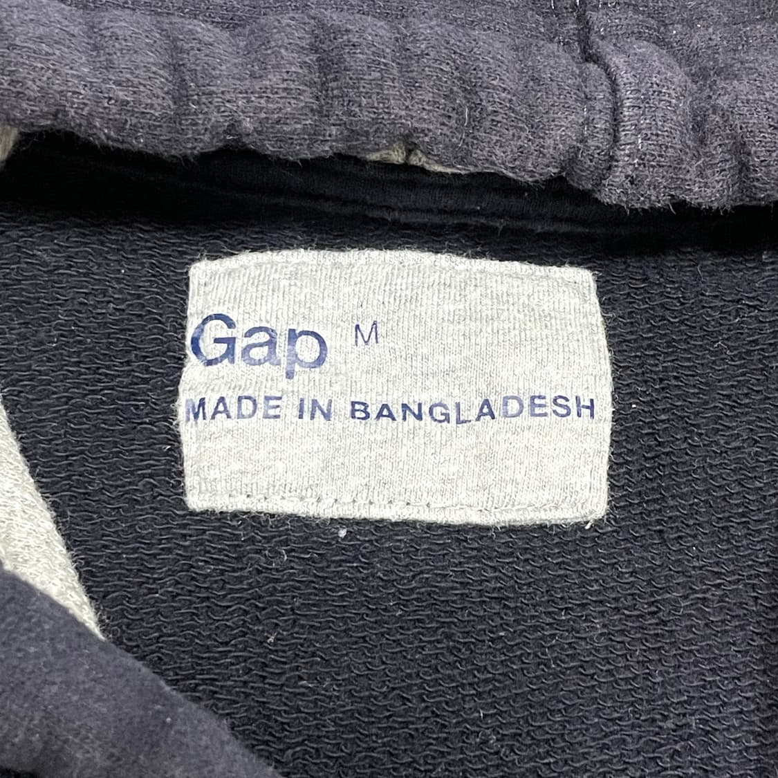 갭 스펠로고 네이비 후드티셔츠 남성M 상품이미지3