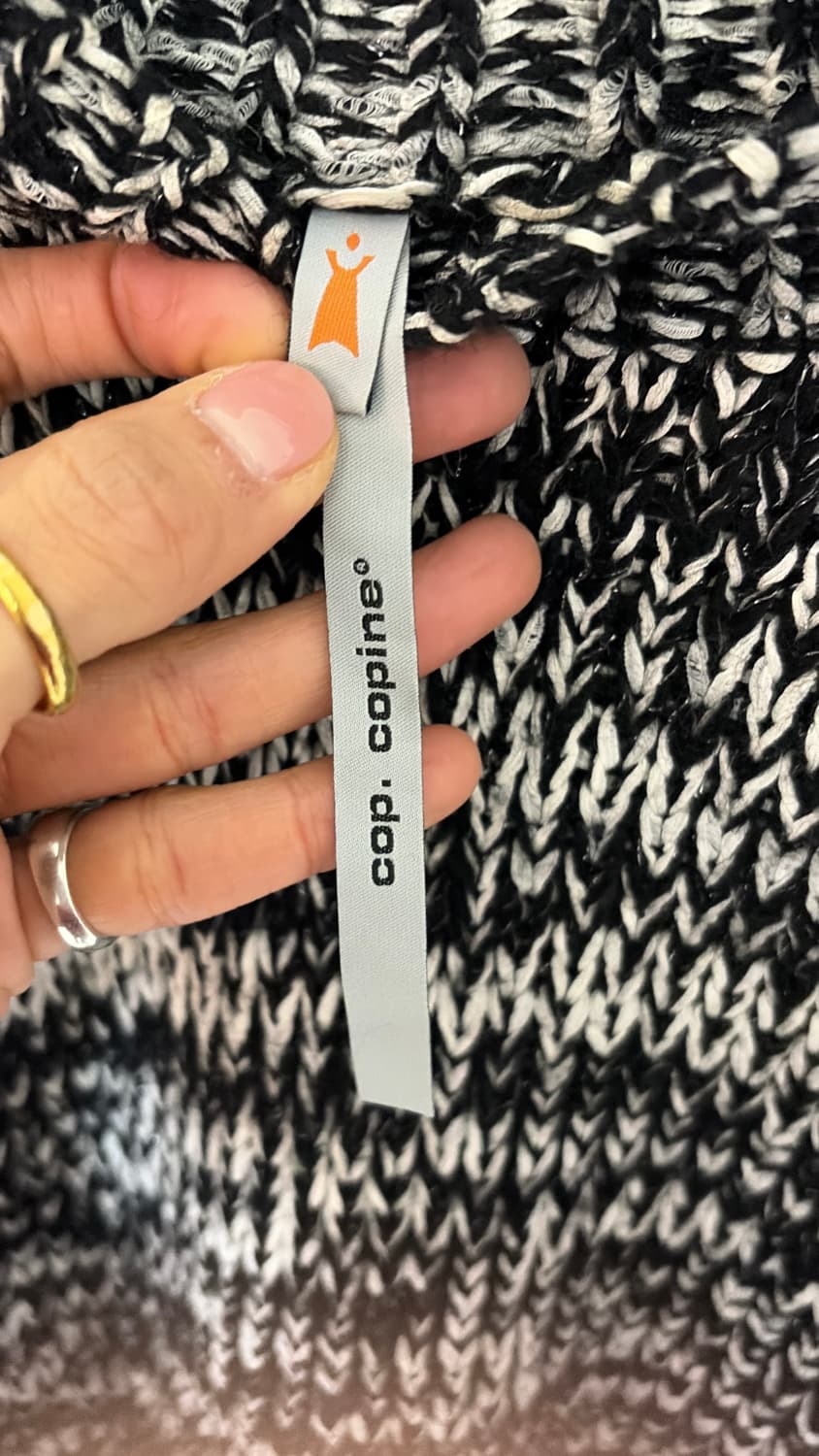Cop copine 사선니트 44-55 상품이미지2