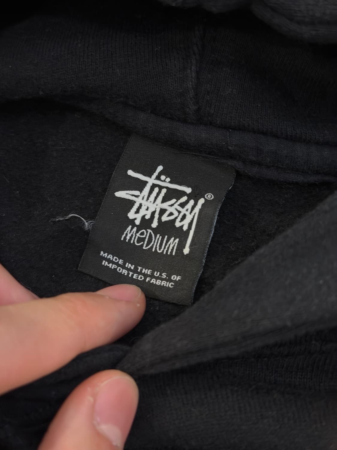 올드 스투시 N4 후드티 블랙 상품이미지3