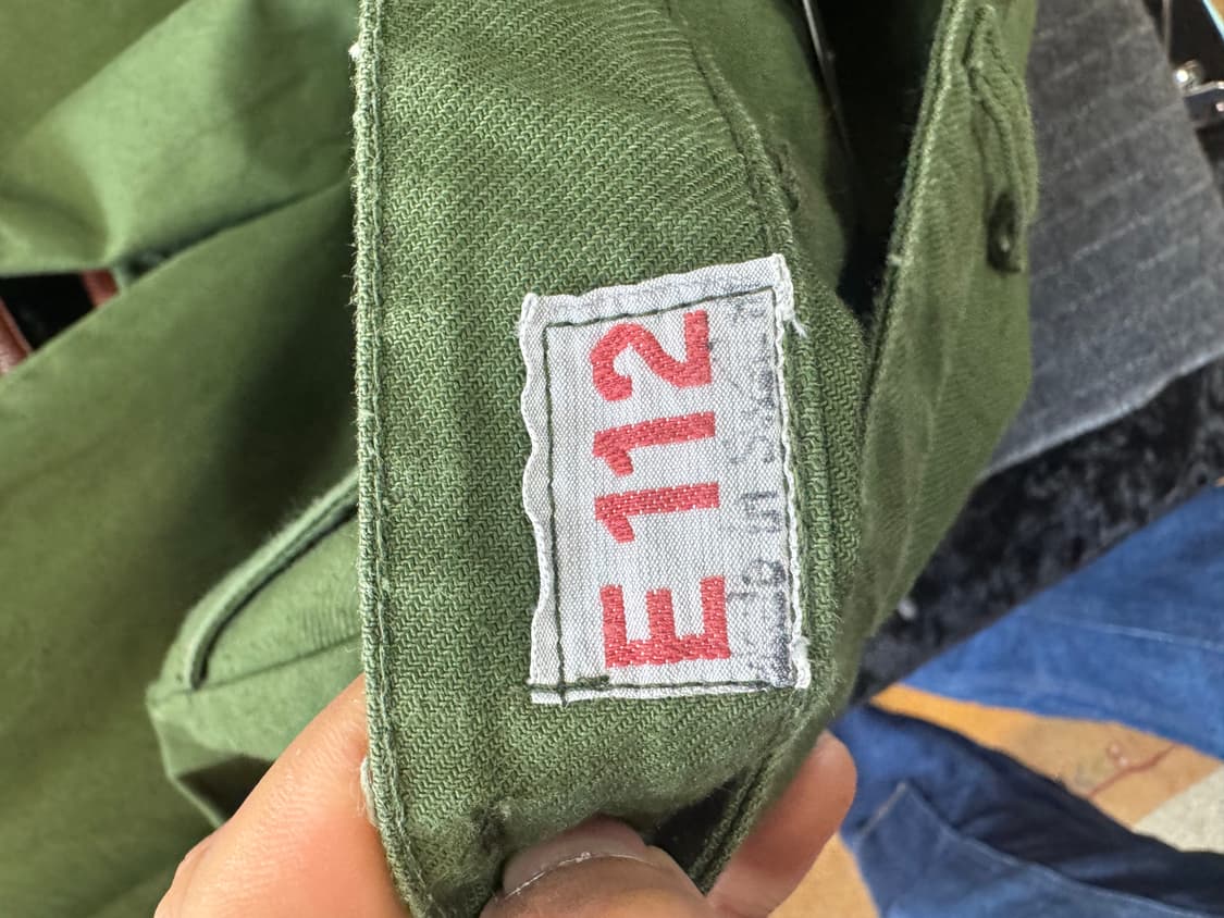 60~70s 스웨덴군 오리지널 퍼티그 팬츠 미군 빅사이즈 상품이미지7