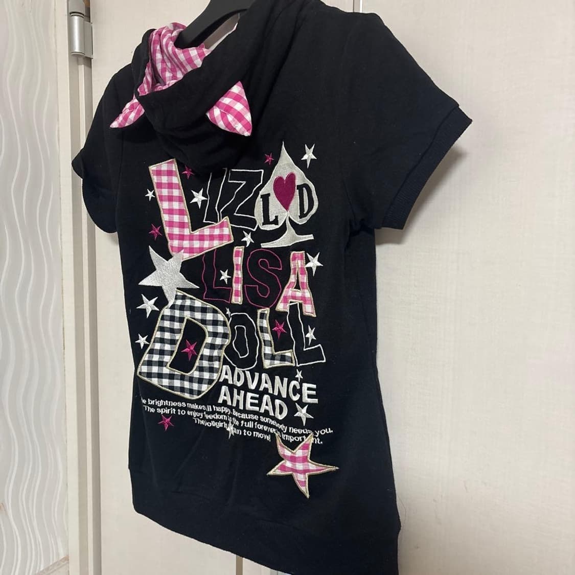 리즈리사돌 네코미미 반팔 후드집업 상품이미지3