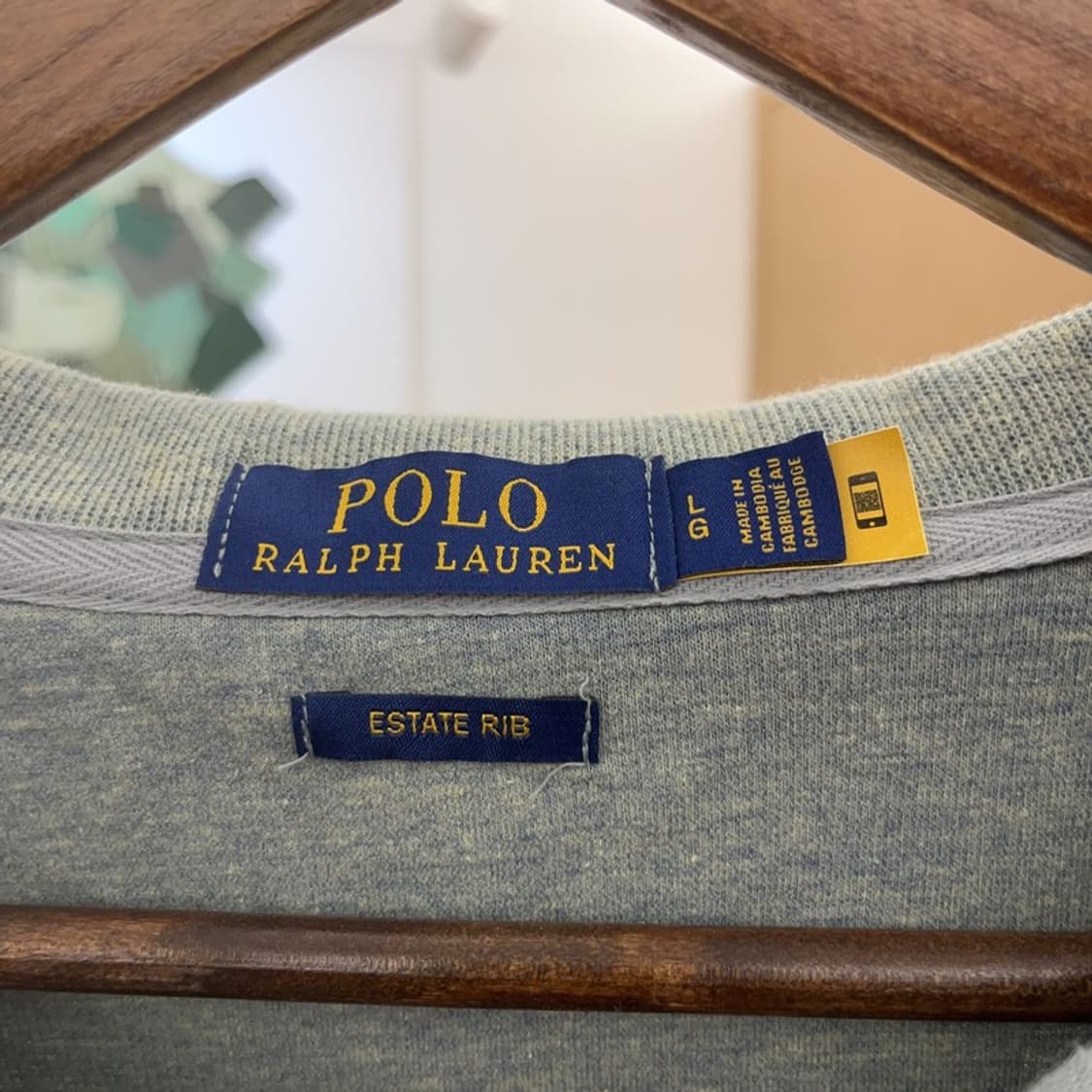 폴로 랄프로렌 빈티지 캐주얼 반집업 카라 니트 L C09238 상품이미지5