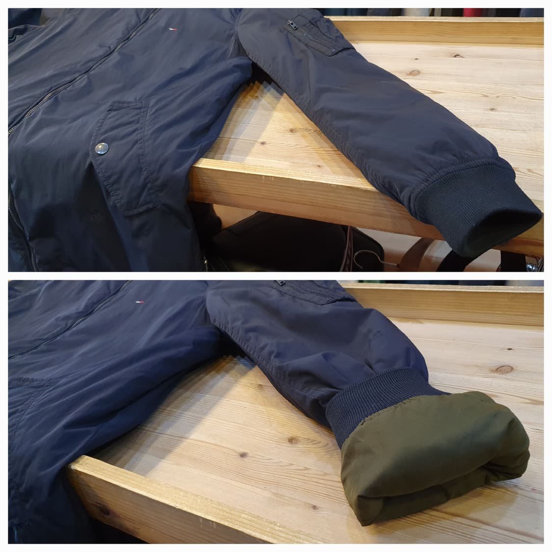 66.타미 블랙 패딩점퍼 상품이미지4