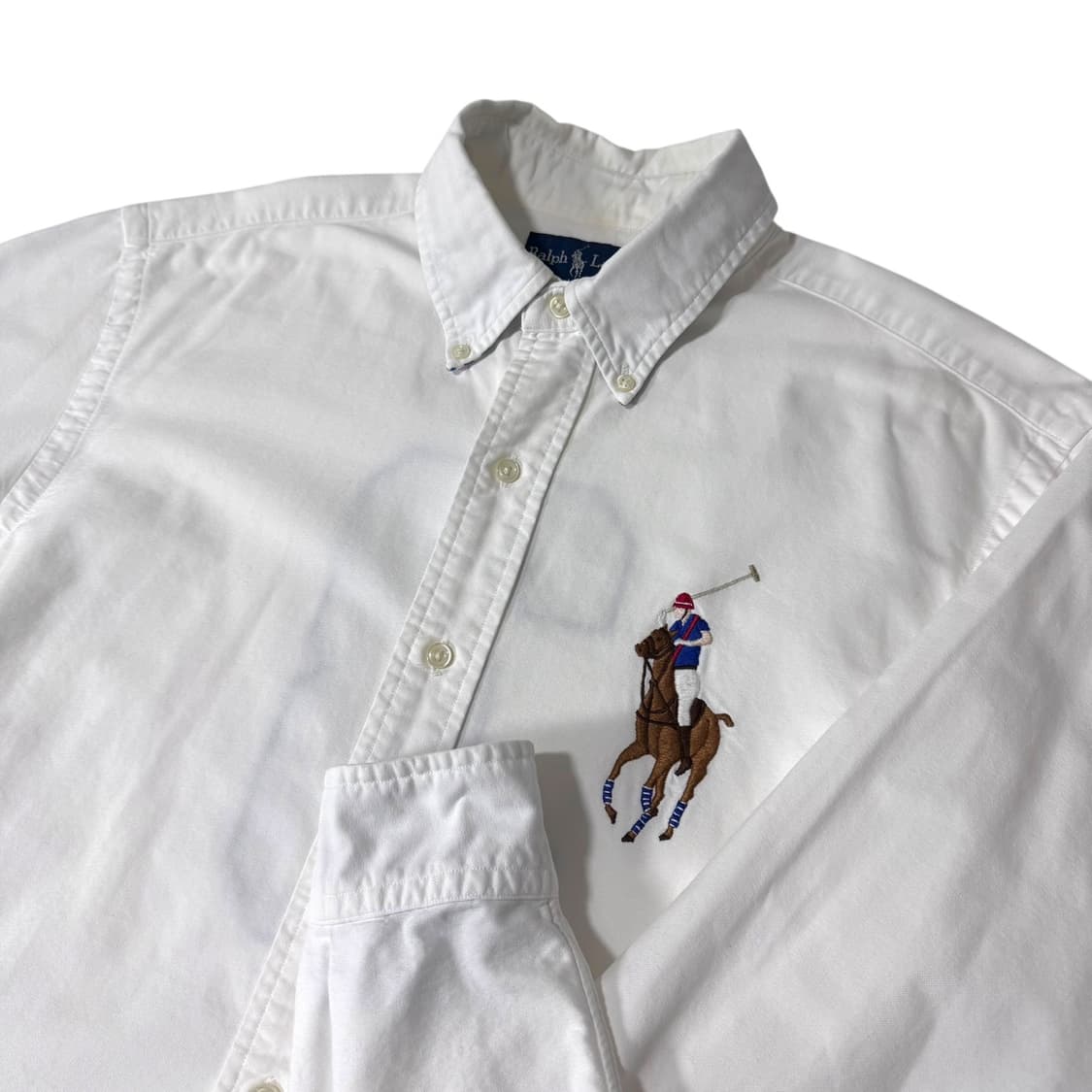 폴로 랄프로렌 빅포니 옥스퍼드 화이트 셔츠 상품이미지3