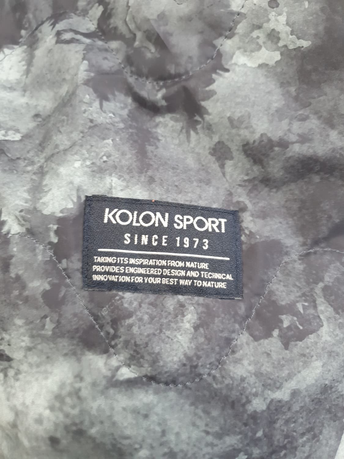 코오롱스포츠 판초 후드 퀄팅 아노락 풀오버 점퍼 F(신품급) 상품이미지10