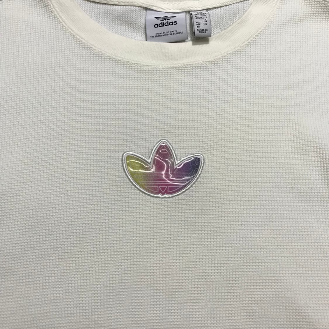 [[여성 M] 아디다스(ADIDAS) 클로버 슬리브 반팔티@538 상품이미지3